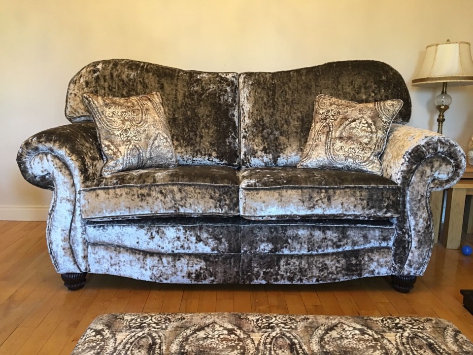 Velvet 3 Seater