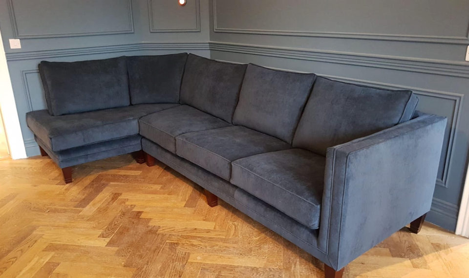 Grey coner sofa