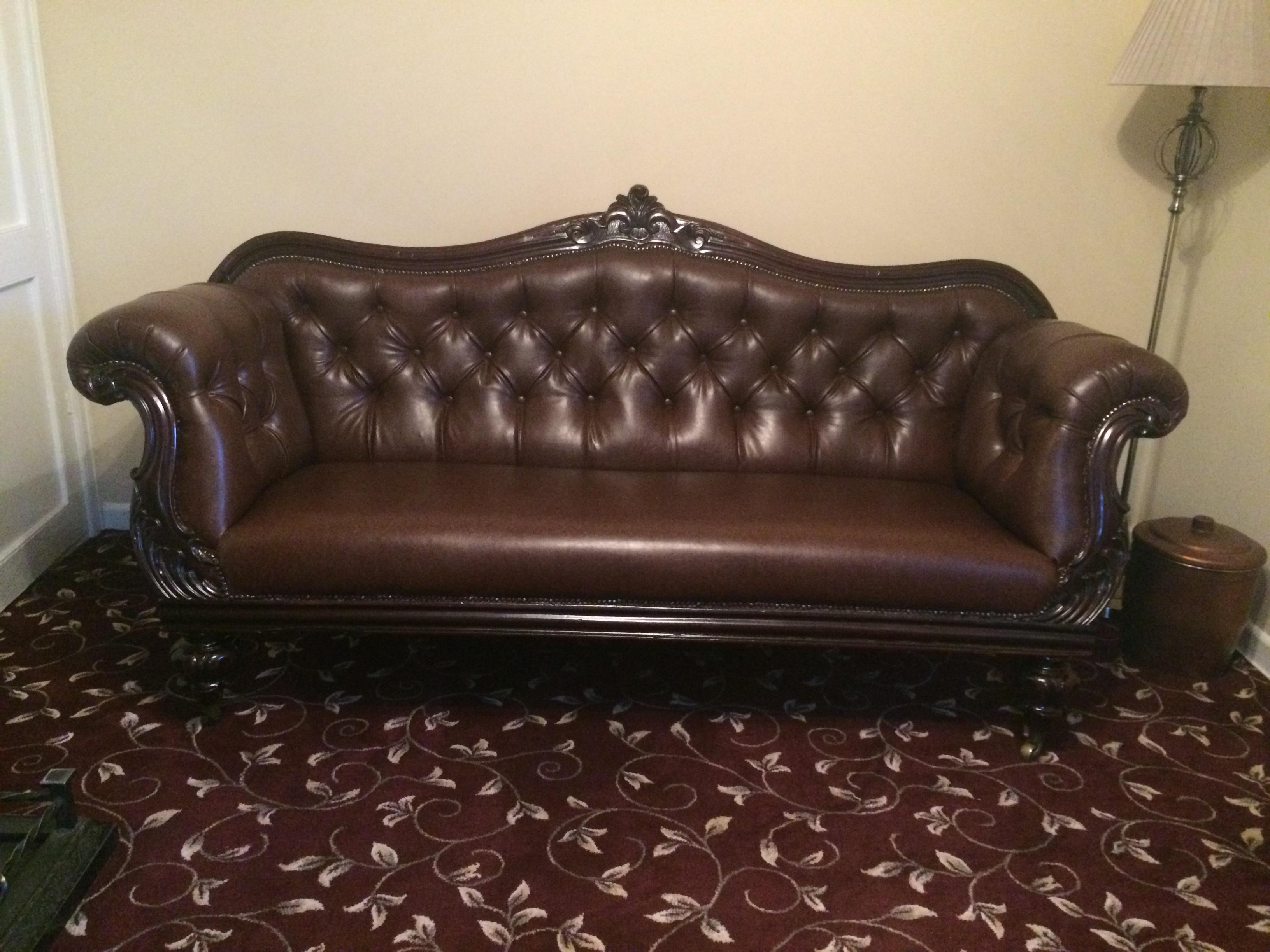 Buttoned Leather Chair